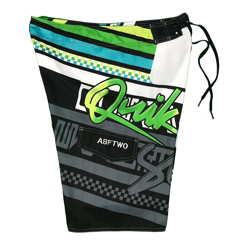 Quick Drying Beach Shorts for Men Surf Beach Shorts Fast Dry Swim Trunks with Bermuda, Fitness Muscle Short Pants, Summer, New,