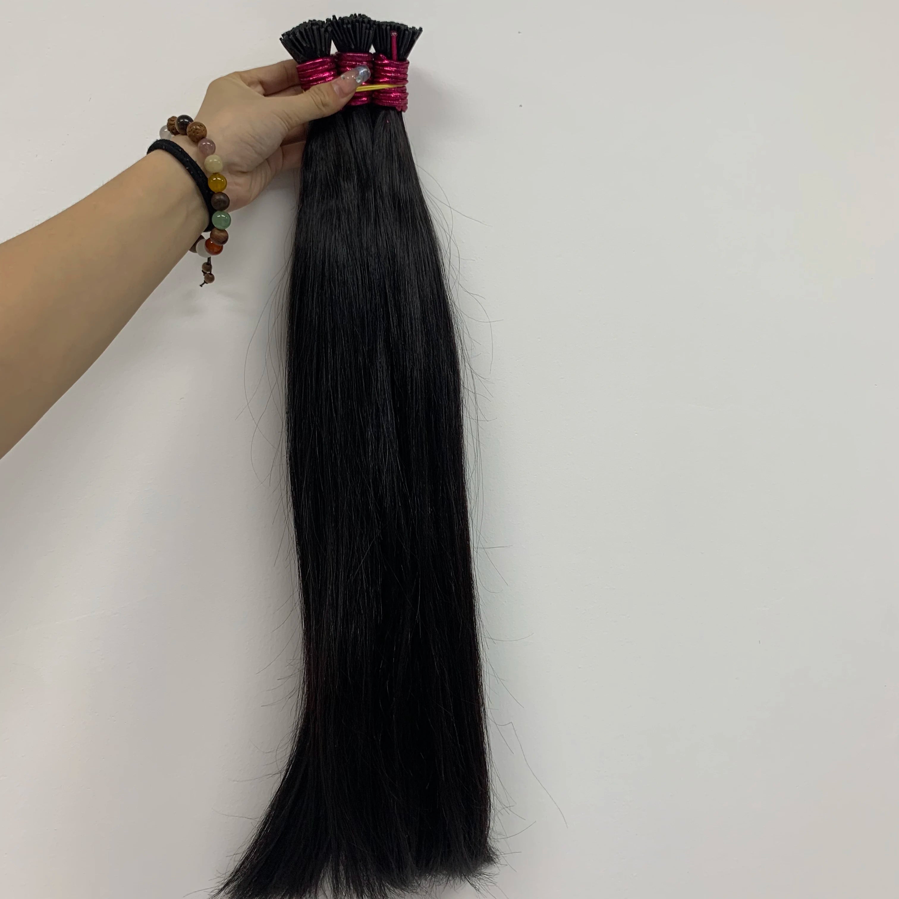 Straight ITIP Human Hair Extension 12A 100% Real Human Hair Extensions 0.8g/pc Capsule Keratin Human Fusion Hair Extension