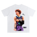 LaMelo Ball T Shirt Unisex Basketball Graphic Tee Oversized Crewneck Streetwear Fan Top Trendy Daily Clothing Plus Size Apparel