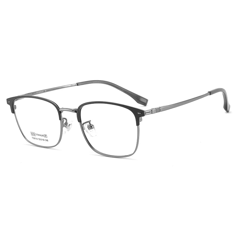 BCLEAR Men Women Retro Glasses Frame Ultra-light Titanium Myopia Glasses Optical Prescription Fashion Desgin Eyeglasses Frame