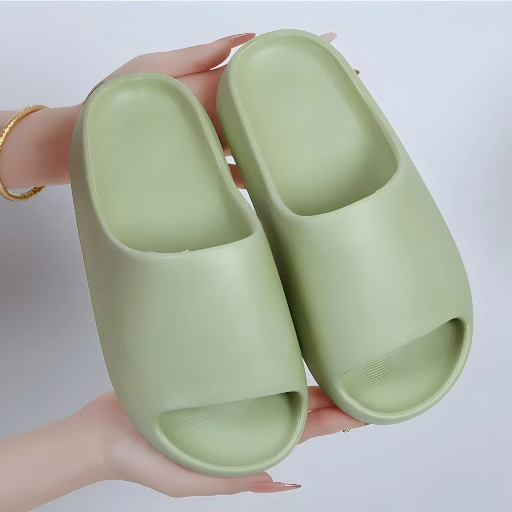 Coconut Slippers Feel like Stepping on Clouds Thick-soled Sandals Summer New Non-slip Wearing Sandals（Shoebox not included）