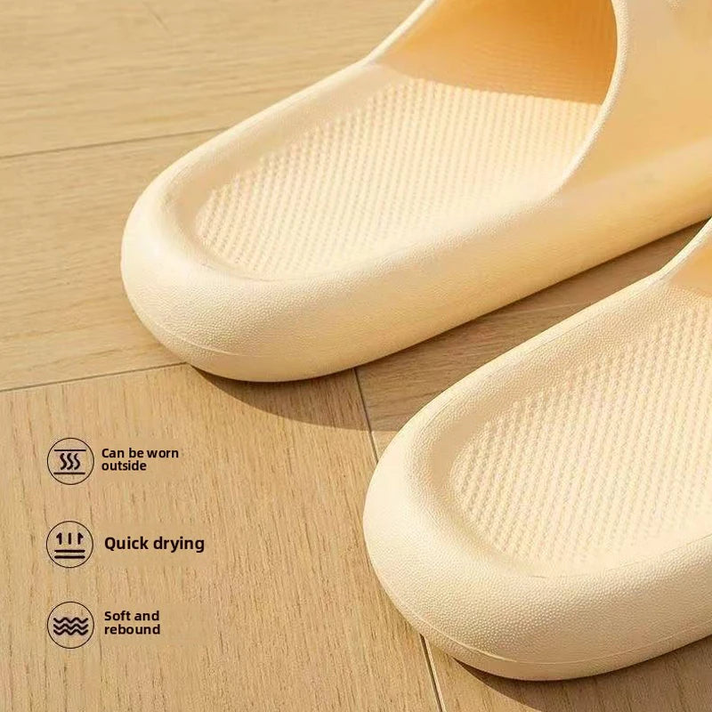 Printting Cute Cat Women Slippers Summer Indoor Soft Cartoon Sandals Bathroom Anti-slip Outdoor Comfy Men Leisure Shoes Couple