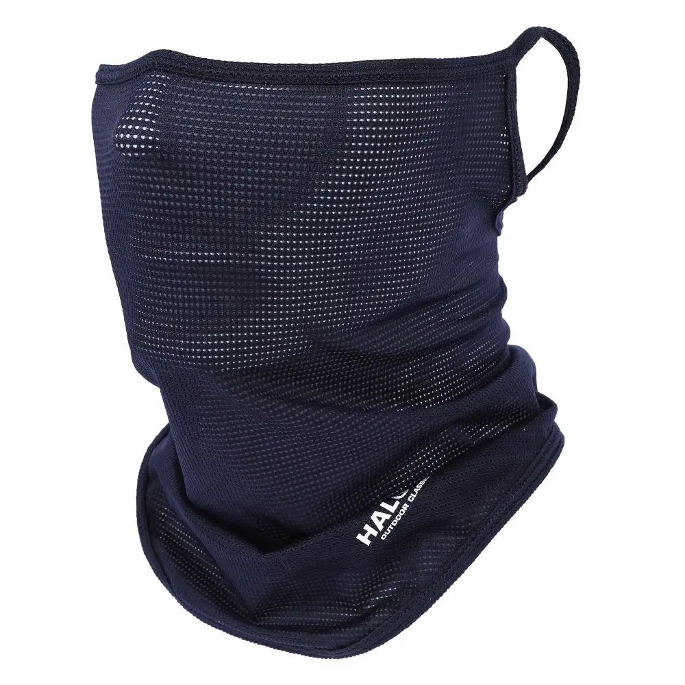Full Face Mask Balaclava Breathable Sun UV Protection Summer Ice Silk Sun Protection Bike Mask Motorcycle Scarf Neck Gaiter
