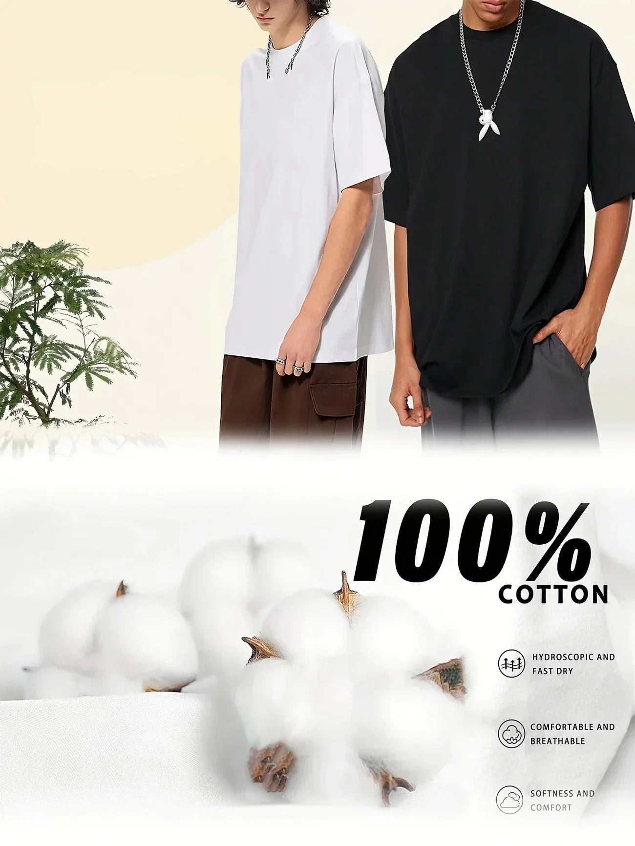 Hot Sales Mens T-shirt Cotton Printing Short Sleeved Daily Casual Tees Outdoors Sports Jogging Man Clothing Loose Soft T-shirt