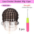 Ventilating Full Lace Wig Cap For Crochet Braiding Hair Black Braided Wig Cap For Making Afro Glueless Wig Lace Wig Cornrow Cap