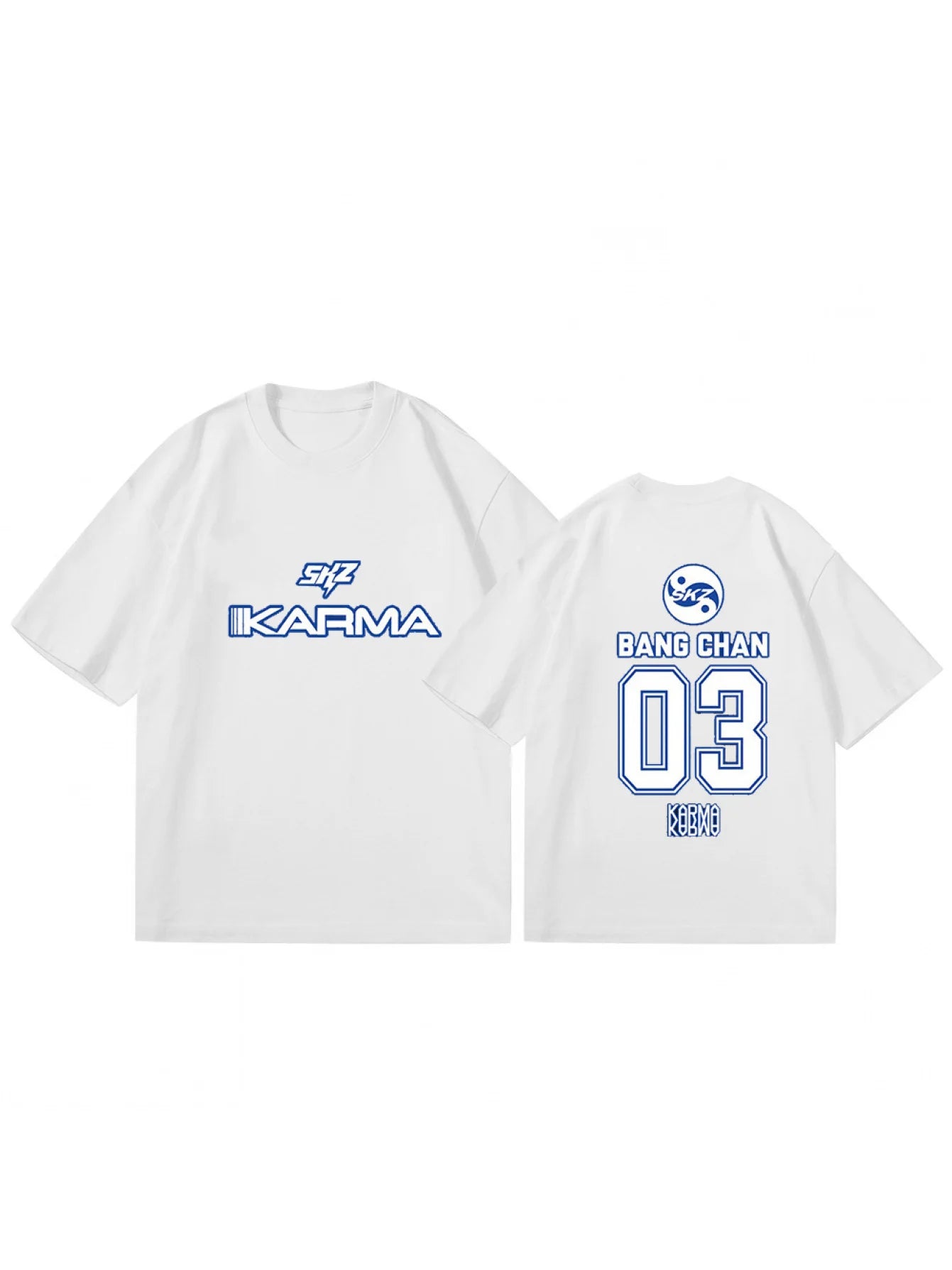KPOP KARMA Short Sleeve T Shirt Women Men Harajuku Tops Vintage Aesthetic Graphics Tshirt Cotton Tees Streetwear Oversize Top