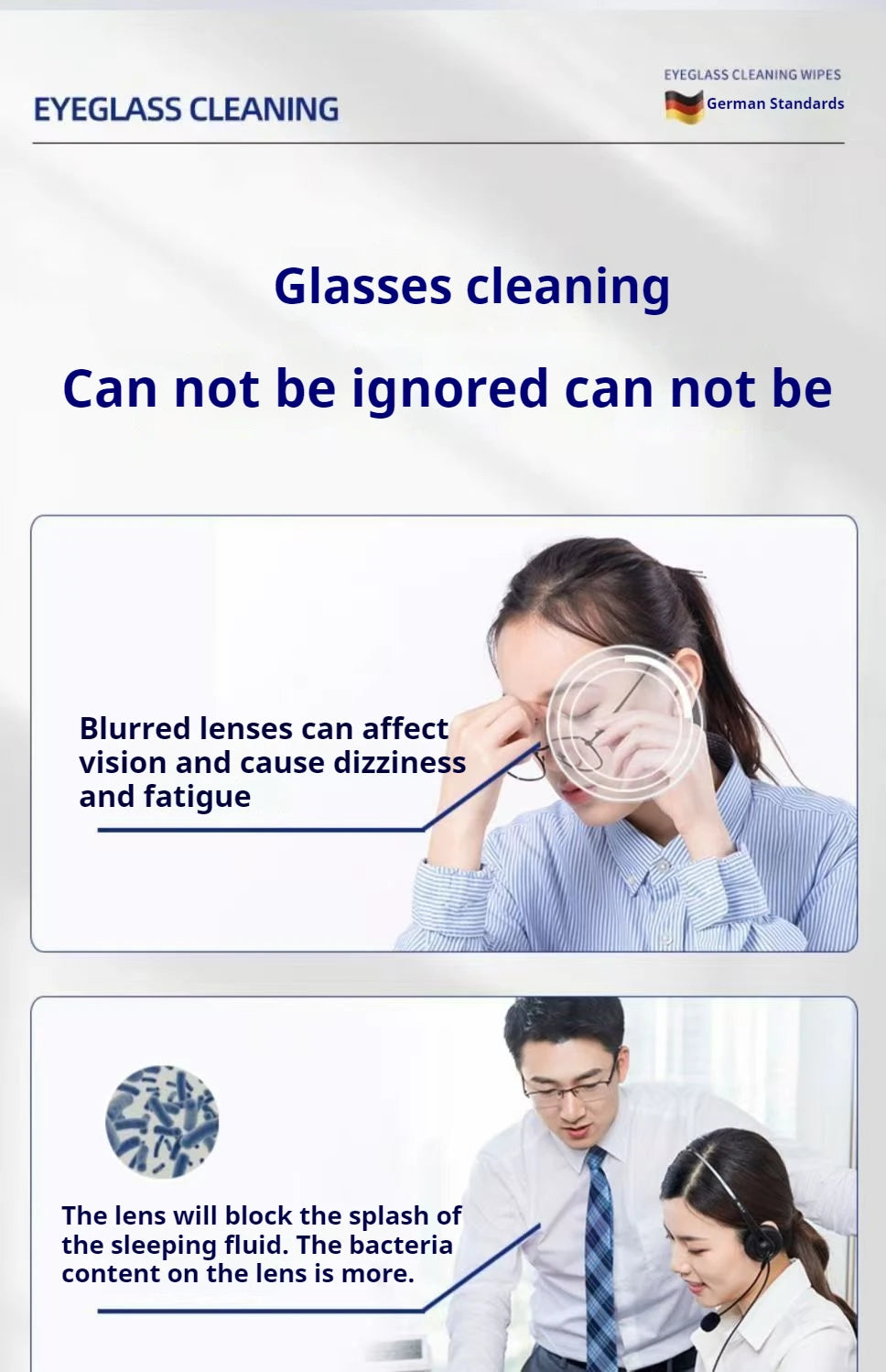 100Pcs/Box Glasses Cleaner Wet Wipe Disposable Anti Fog Misting Dust Remover Cleaning Lens Wipes Sunglasses Phone Screen