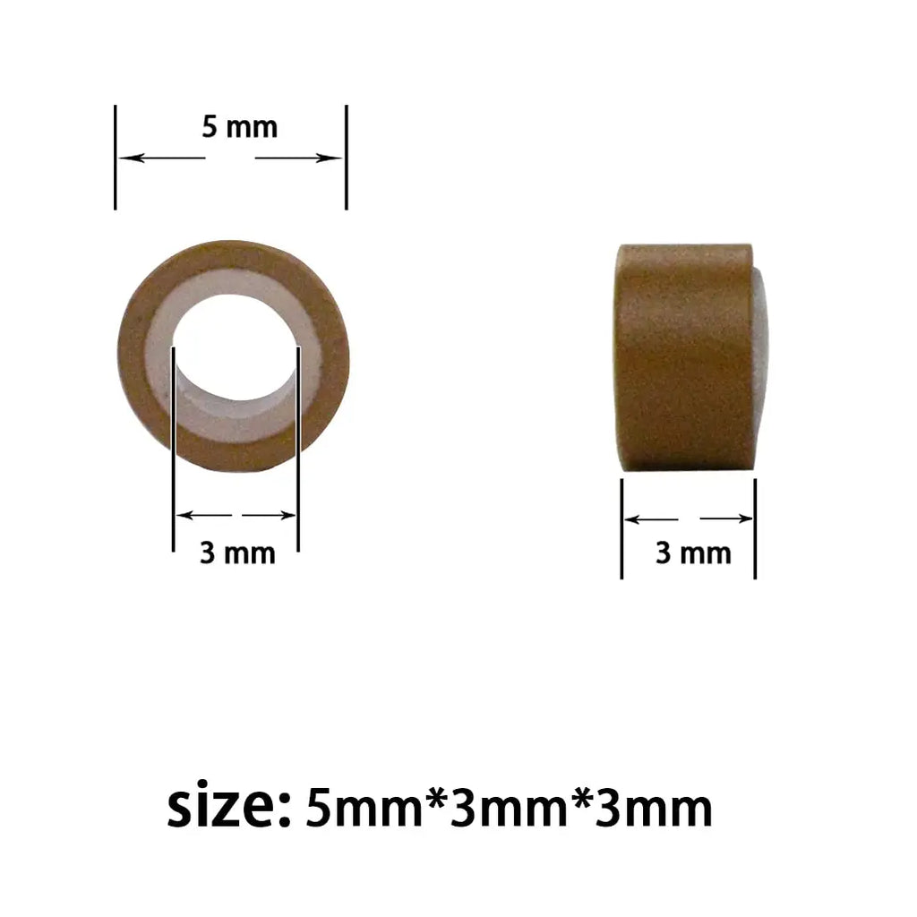 300pcs Woman Hair Decoration The Ring Hair Extensions Tools Micro Link Rings Silicone Link Ring Dreadlock Ring Hair Cuffs Silico