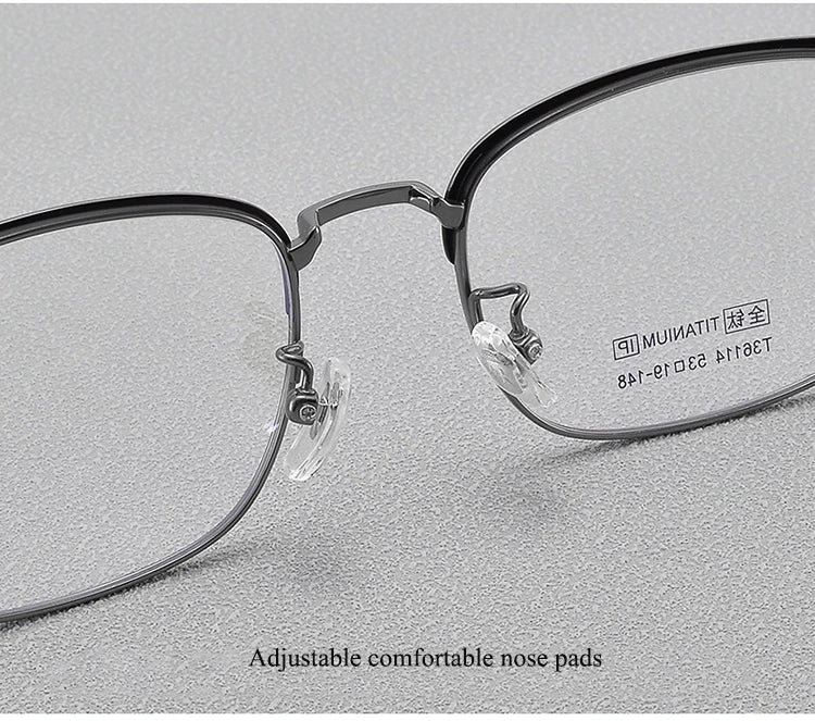 BCLEAR Men Women Retro Glasses Frame Ultra-light Titanium Myopia Glasses Optical Prescription Fashion Desgin Eyeglasses Frame
