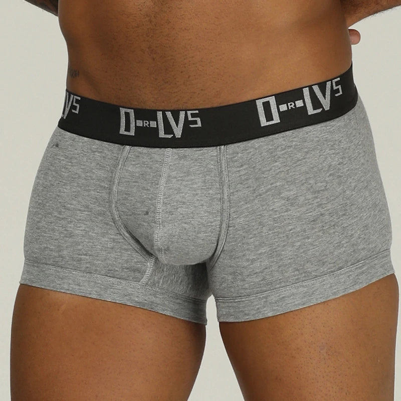 ORLVS Brand Men Underwear Boxer cotton mens underpants male panties  shorts U convex pouch for gay breathable calzoncillo hombre