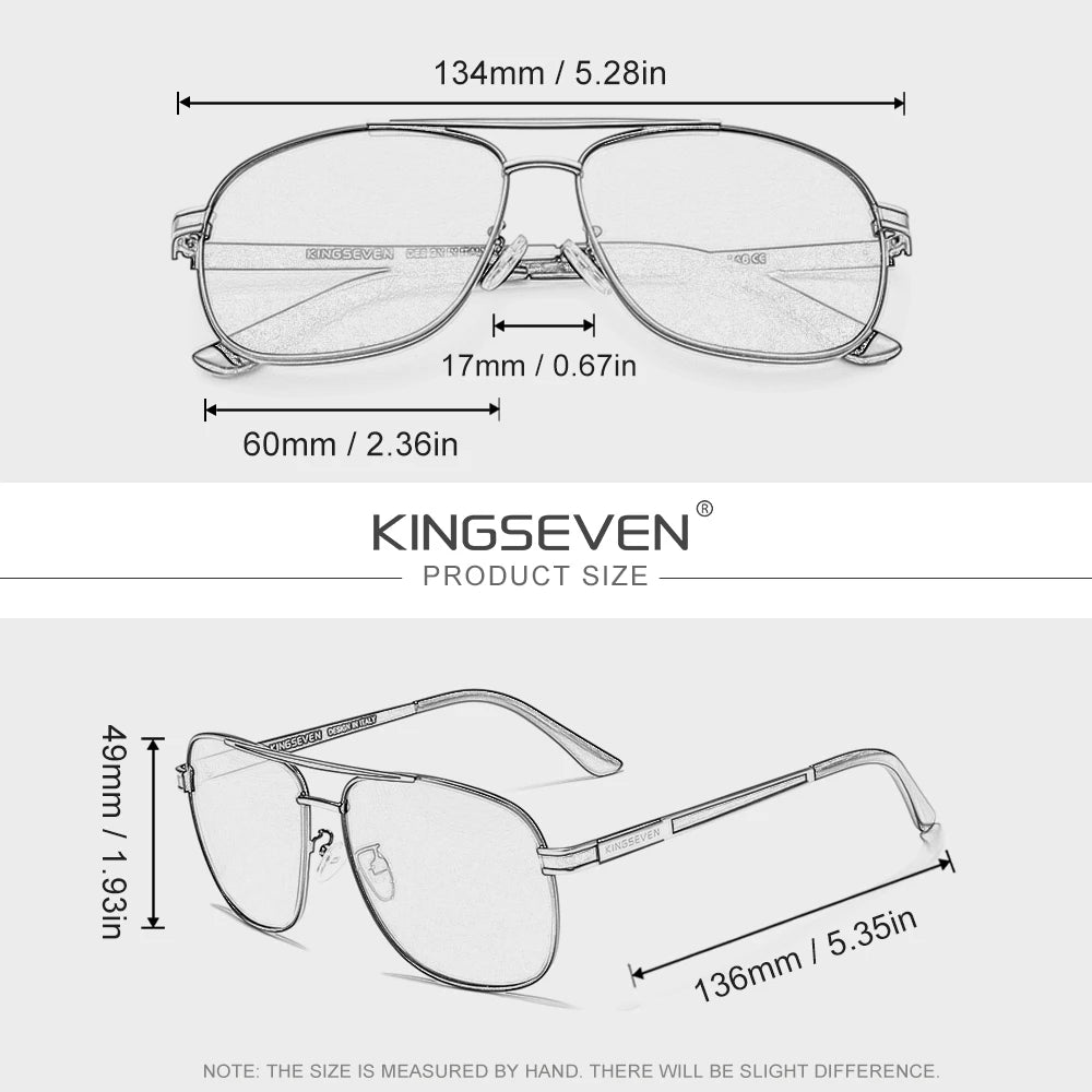 KINGSEVEN Brand Classic Sunglasses Polarized UV400 Shades Driving Glasses For Men Women Eyewear
