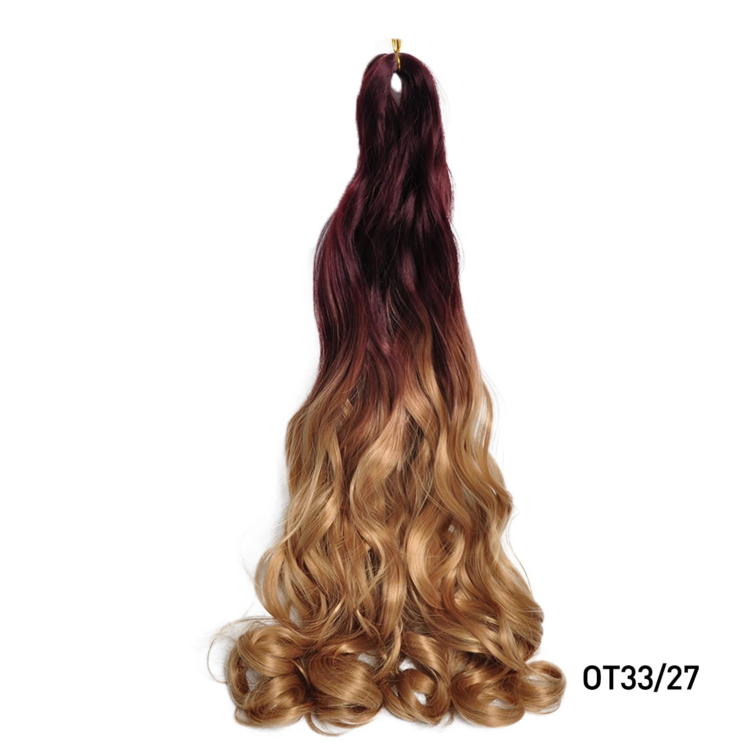 French Curls Braiding Hair Extensions 24Inch Synthetic Curl Hair Loose Wave Spiral Curl Crochet Hair Braids For Black Women