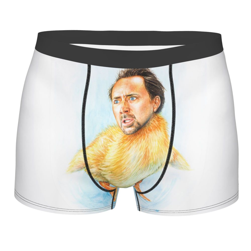 Custom Nicolas Cage Boxer Shorts For Homme 3D Printed Male Nic And His Girls Underwear Panties Briefs Breathbale Underpants