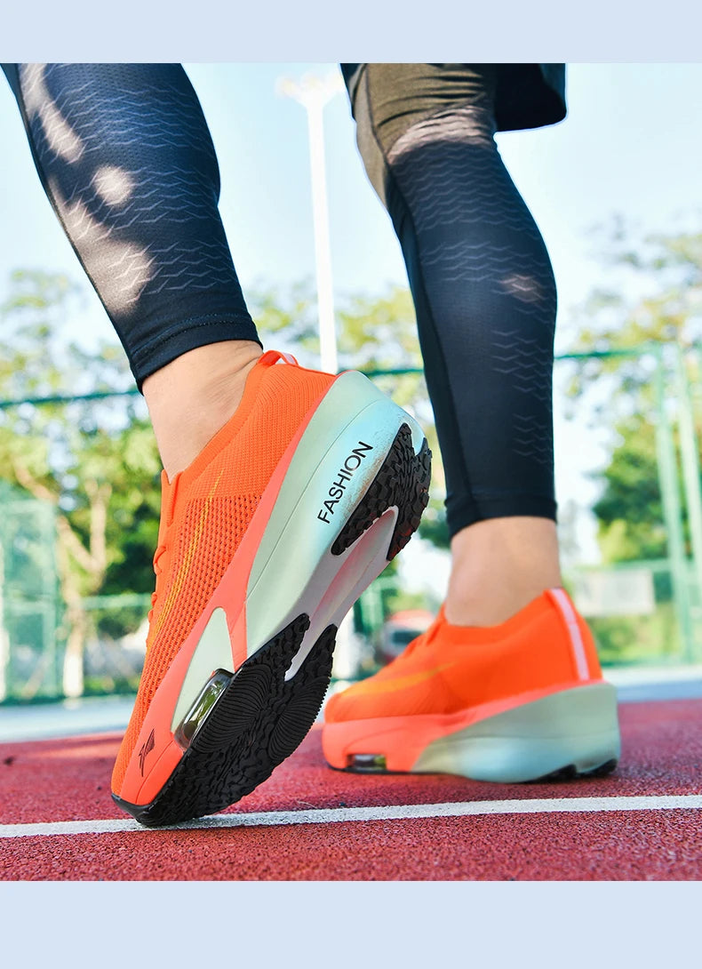 Air cushion Running Shoes Speciality Marathon Men Sports Breathable Lightweight Women's Comfortable Athletic Nonskid Sneakers