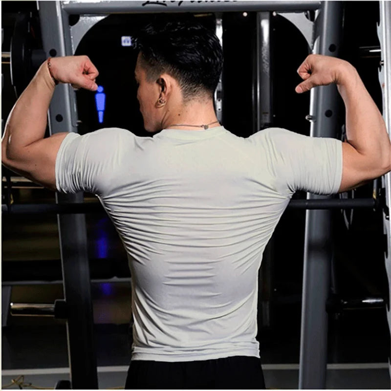 Summer Short Sleeve t Shirt For Men Oversized t-Shirt Fashion White t Shirts Quick Dry Compression Football Shirt Soccer Jersey