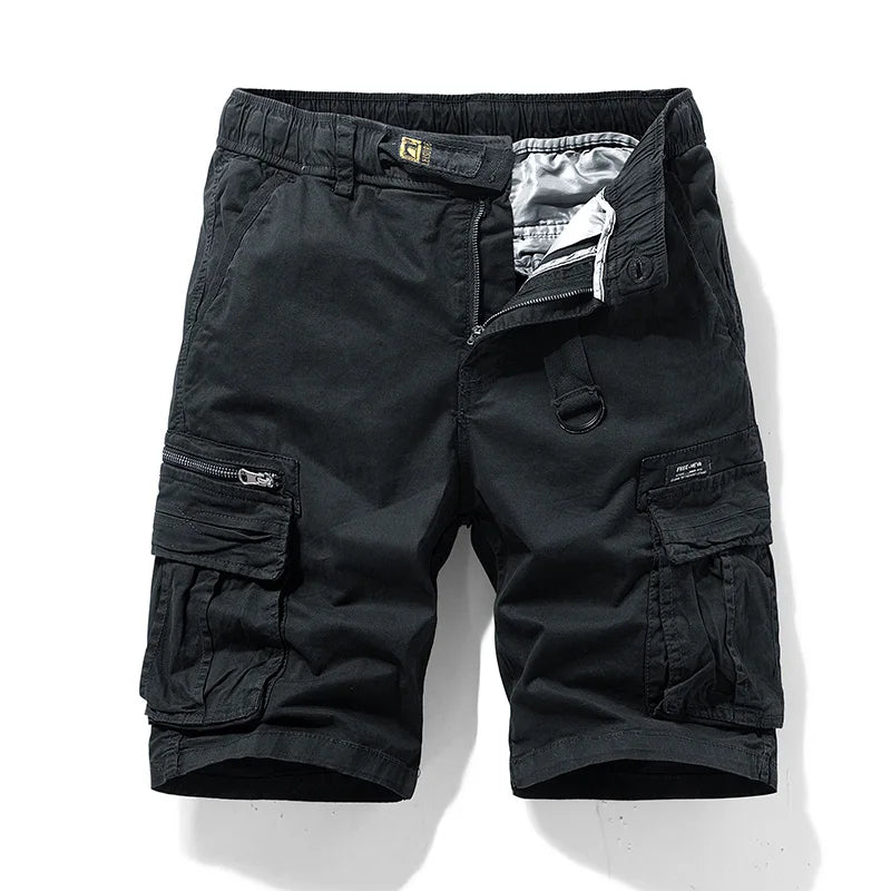 2024 New Summer Men Cotton Cargo Camouflage Shorts Men Clothing Casual Breeche Bermuda Beach Jogger Shorts Male Hot Dropshipping