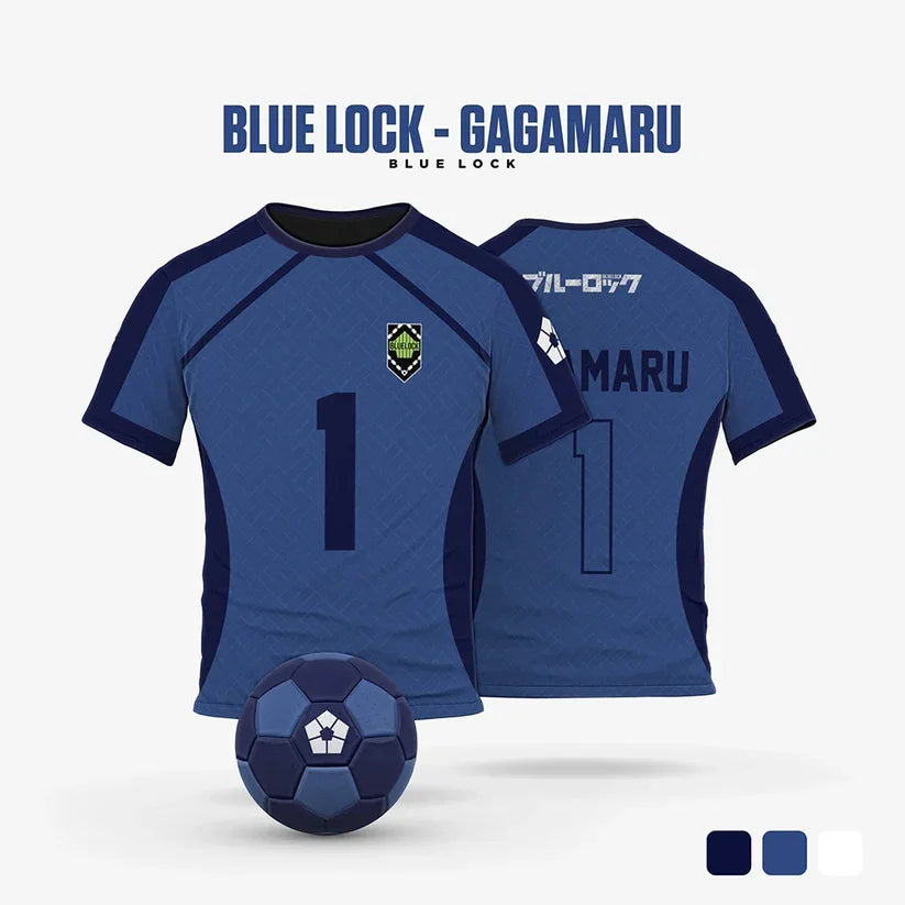 Anime Blue Lock Jersey 3D Print Nagi Soccer T-Shirts Men Women Short Sleeve Sports Tee Y2k Top Harajuku Cosplay Football t shirt