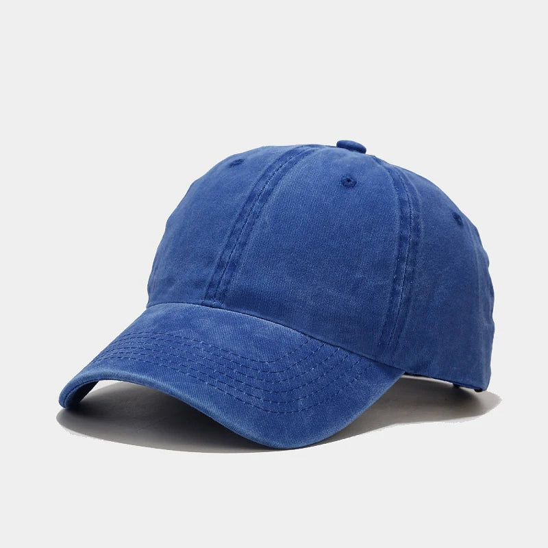 2025 New Spring Summer Cap Washed Cotton Baseball Cap Men Women Casual Adjustable Outdoor Trucker Hat Snapback Casquette