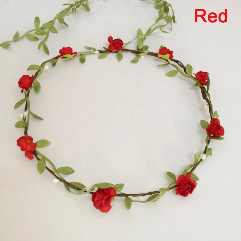 Cute Elegent Flower Garland Wedding Bride Bridal Headdress Headbands Bohemian