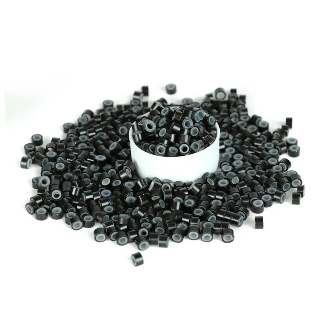 300pcs Woman Hair Decoration The Ring Hair Extensions Tools Micro Link Rings Silicone Link Ring Dreadlock Ring Hair Cuffs Silico