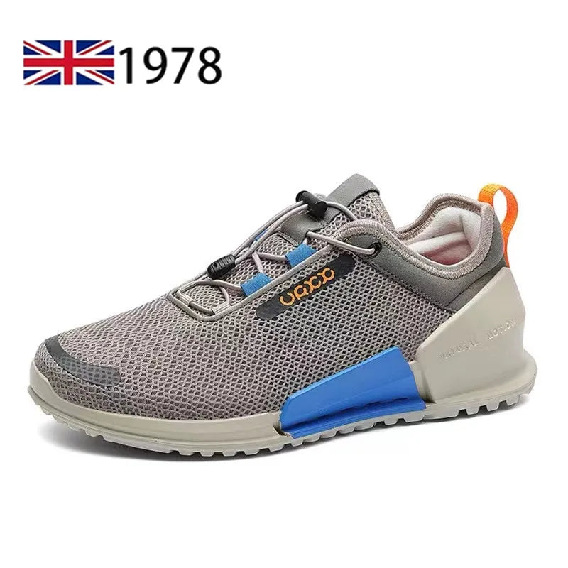 Lightweight Men's Running Shoes Outdoor Breathable Men Sports Shoes Anti-slip Male Sneakers Fashion Flexible Tennis Lace-up New