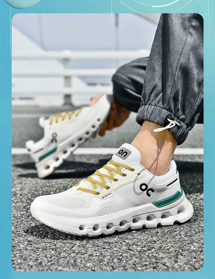 Fashion New 2025 Men Flick Running Shoes Training Mens Sneakers Outdoor Comfy Breathable Lining Hollow Sole Tennis Shoes Yeezy