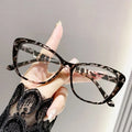 Cat Eye Clear Lens Presbyopia Glasses Retro Gradient Butterfly Frame Reading Glasses Blue Light Blocking Eye Protection Eyewear