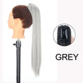 Synthetic 24Inch Wavy Claw Clip On Ponytail Hair Extension Ponytail Extension Hair For Women Pony Tail Hair Hairpiece