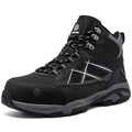 LARNMERN Men's Steel Toe Safety Work Boots shoe Non Slip Shoes for Man Anti-puncture Anti-static Protective Safety Boots