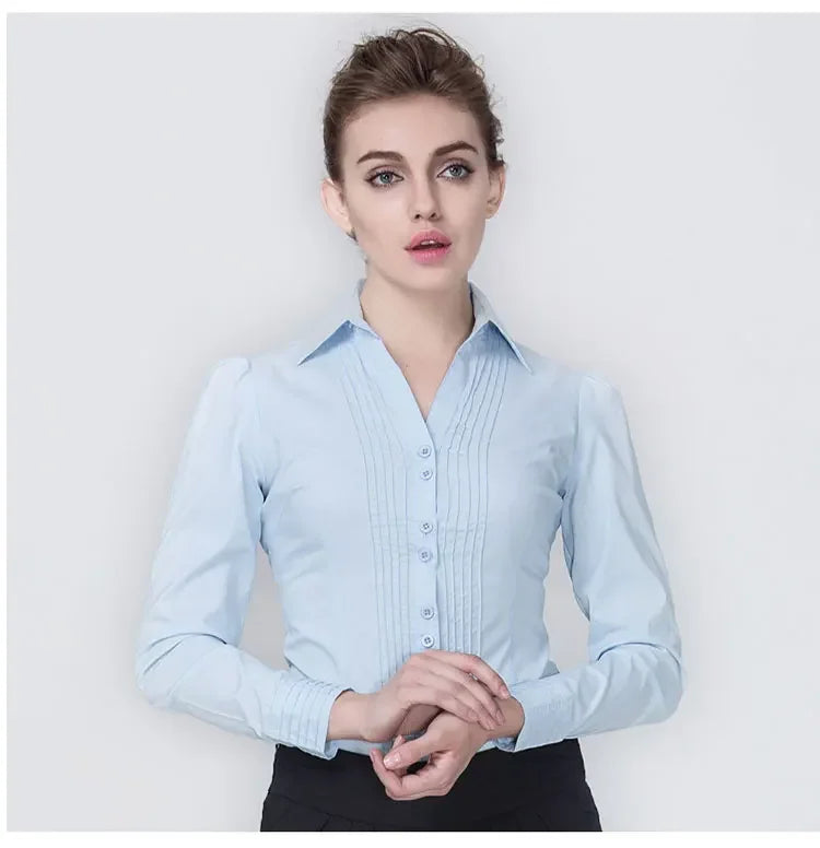 Office Work Outfits Long Sleeve And Short Sleeve Bodysuits White Shirts Black Blouses Fashion Rompers Elegant Overalls For Women