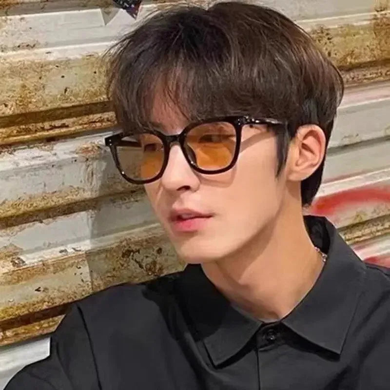 New Vintage Square Sunglasses Women Men Luxury Brand Small Round Sun Glasses Female Small Eyewear Oculos De Sol for Male Female