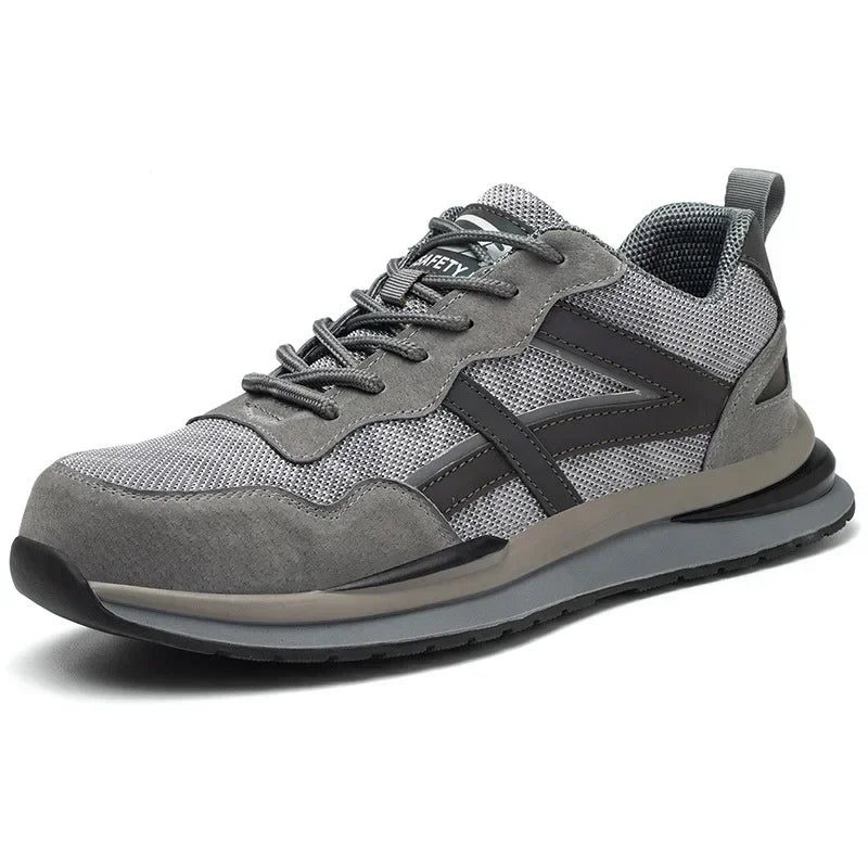 New Type of Labor Protection Shoes Anti - Hit Anti - Puncture Summer Mesh Surface Breathable Protective Shoes Safety Work Shoes
