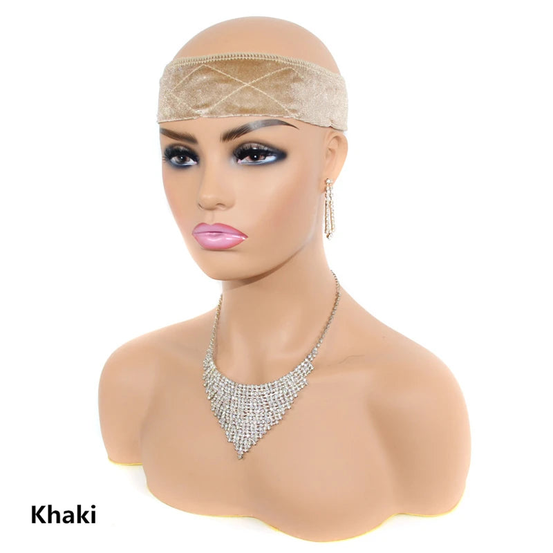 No-Slip Velvet Wig Grip Band for Lace Front Women's Stylish Hair Accessory Comfortable Headbands to Secure Your Wig