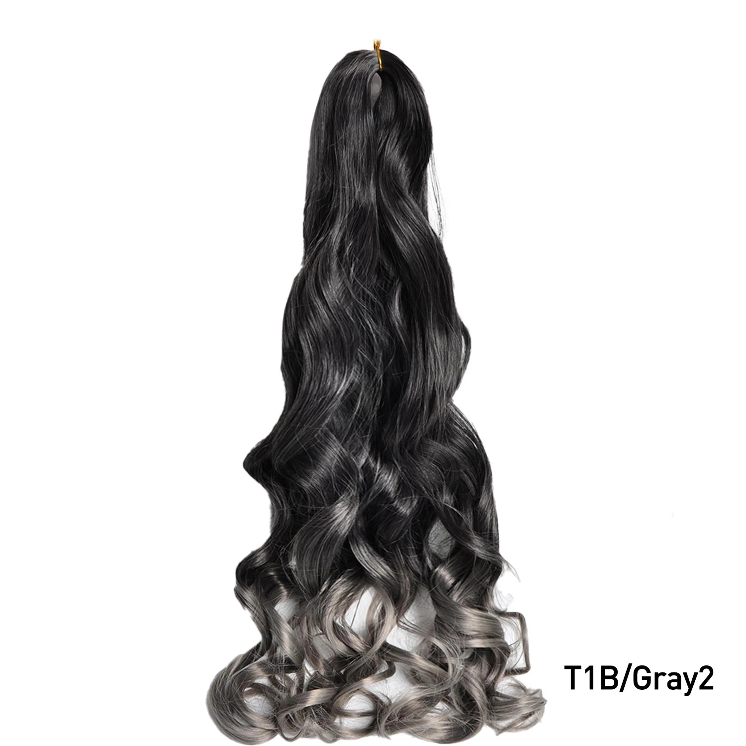 French Curls Braiding Hair Extensions 24Inch Synthetic Curl Hair Loose Wave Spiral Curl Crochet Hair Braids For Black Women