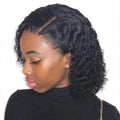 Glueless Wig Kinky Curly Lace Front Human Hair Wigs Ready To Wear And Go Wet and Wavy Wigs Water Wave Human Hair Wig For Women