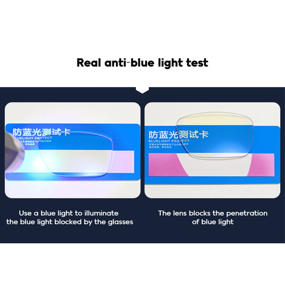 VIVIBEE Pilot Anti Blue Light Blocking Glasses Men Photochromic Computer Aviation Eyeglasses UV400 Bluelight Women Eyewear
