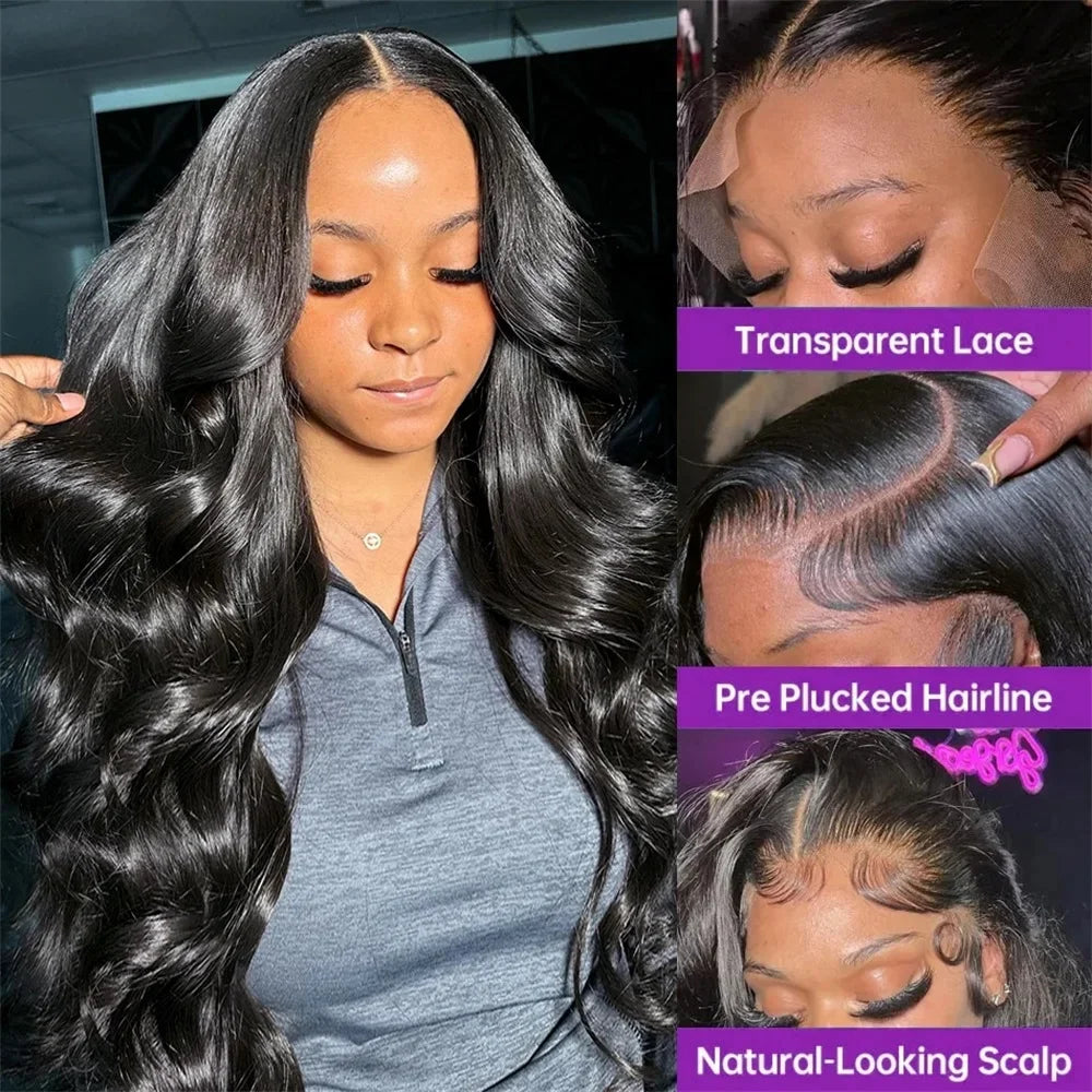 Body Wave Lace Front Wig 13x4 Lace Frontal Wig Glueless Transparent Human Hair Wigs For Women Brazilian Remy Wig On Promotion