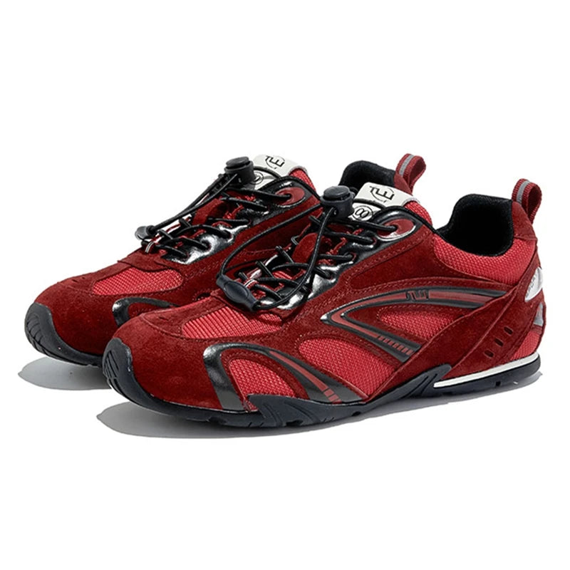 2026 New Women's Flat Sneakers Non-slip Running Women Moral Training Shoes Large-Size Colorblock Casual Skateboard Shoes Female