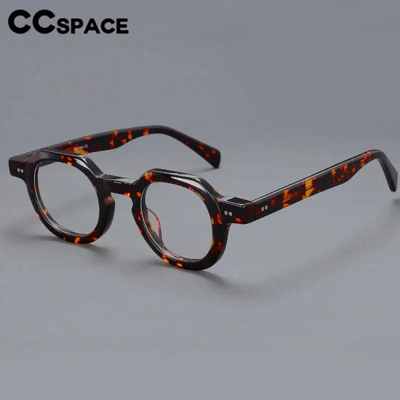 R49875 Vintage Women Reading Eyeglass Acetate Glasses Frames Men Fashion Presbyopic Dioptric +50 +100 +300