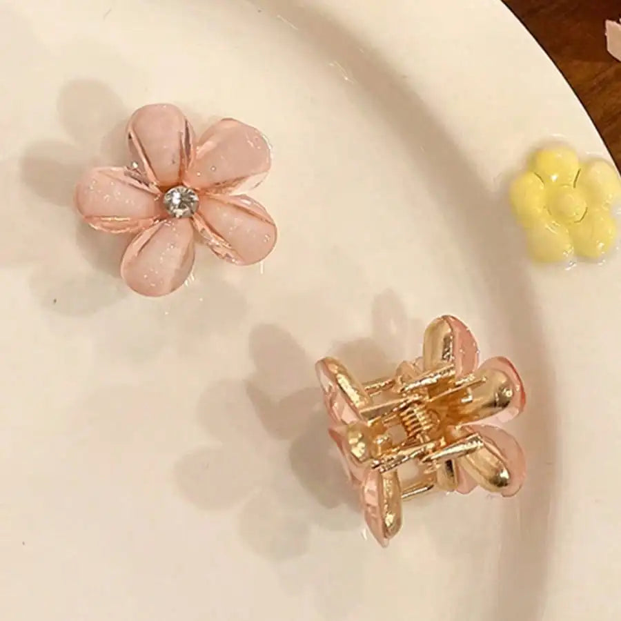 10pcs Super Fairy Flower Claw Clip Hair Clip Side Hair Root Girl Clip Hair Accessories Headwear,Hairpiece,Bangs,Shattered Hair