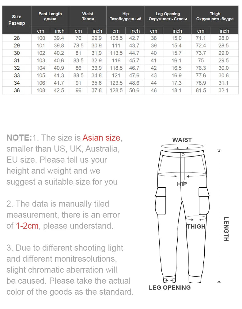 Maden Vintage Tactical Tapered Pants for Men 100% Cotton Wide Cargo Pant Casual Baggy Large Pockets Trousers Streetwear
