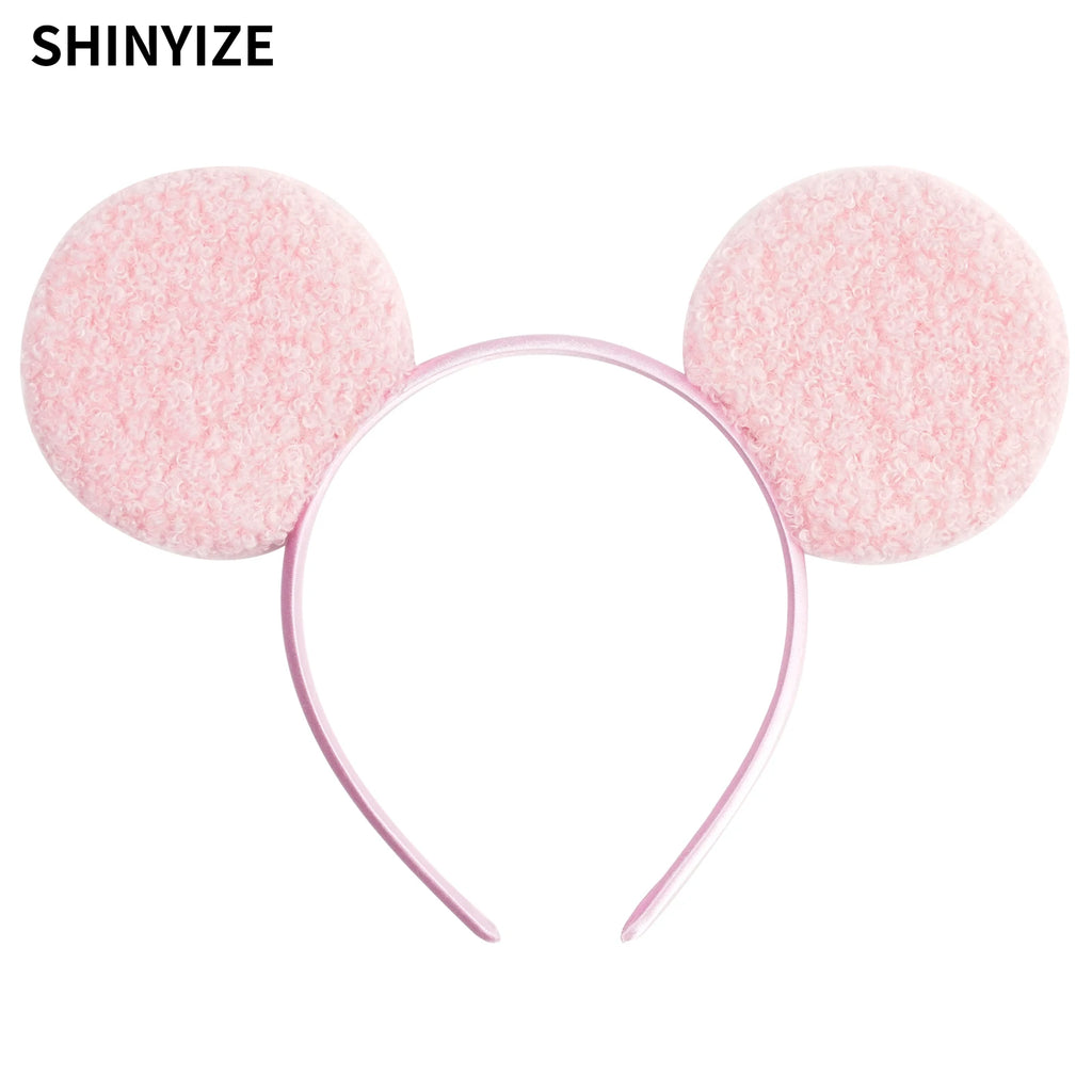 New Classic Cute Mouse Ears Chic Headband 5"Bow Girls And Kids  Hairband Festival Cosplay DIY Hair Accessories Christmas Gift