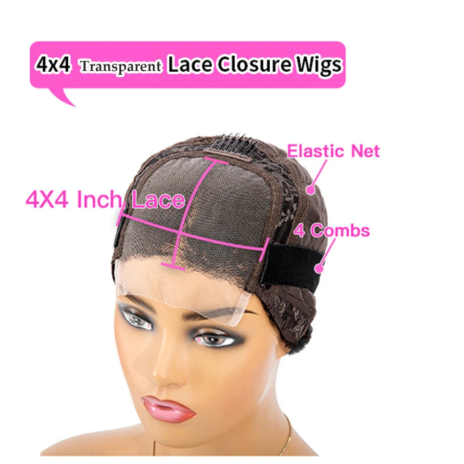 13x4 Silk Base Wig Deep Parting Human Hair Straight Wigs Human Hair Lace Front Wig 13X4/13X6 Wig/Silk Base/ 360 Full Lace Wig