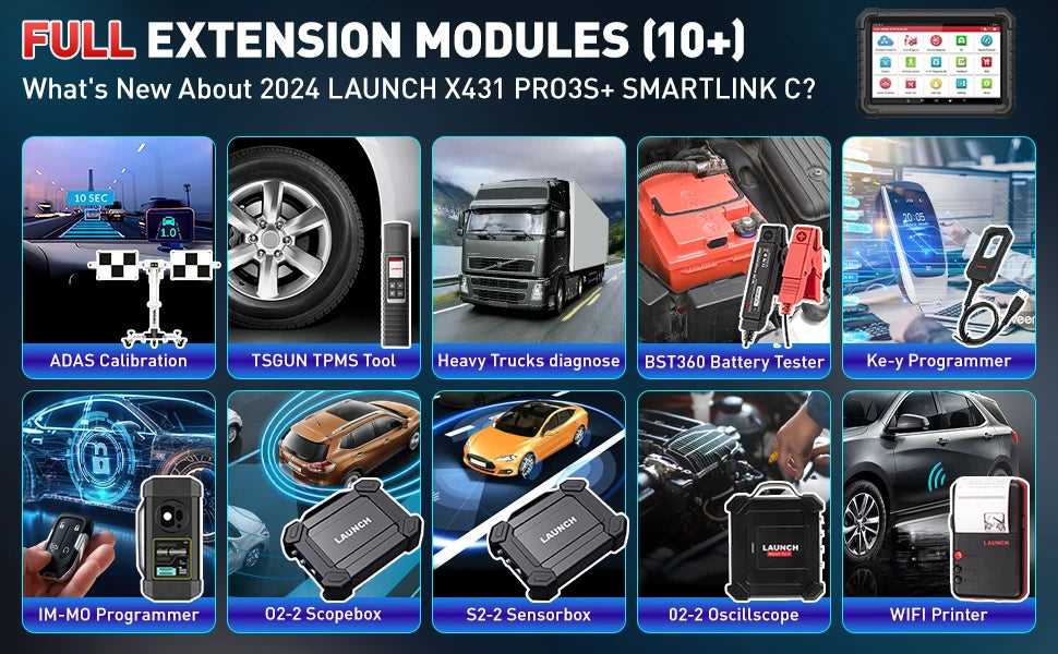 LAUNCH X431 PRO3S+ ELITE ECU Programming J2534 CANFD DOIP Online Coding All System car Diagnostic Tool work with I-TPMS X-PROG 3