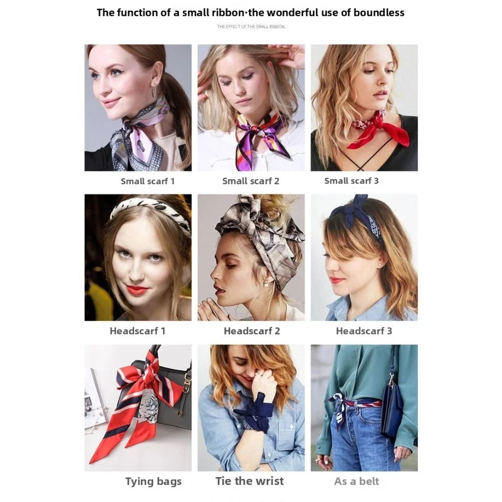 Luxury Long Scarf with Epaulet Design for Hermes Inspired Basket Bag Handle Styling Ins Trendy Accessory  Free Shipping