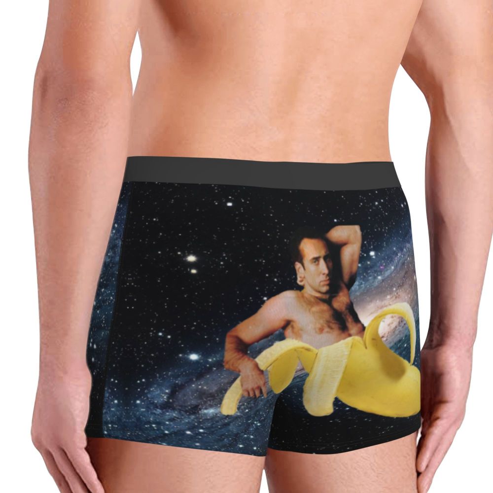 Custom Nicolas Cage Boxer Shorts For Homme 3D Printed Male Nic And His Girls Underwear Panties Briefs Breathbale Underpants