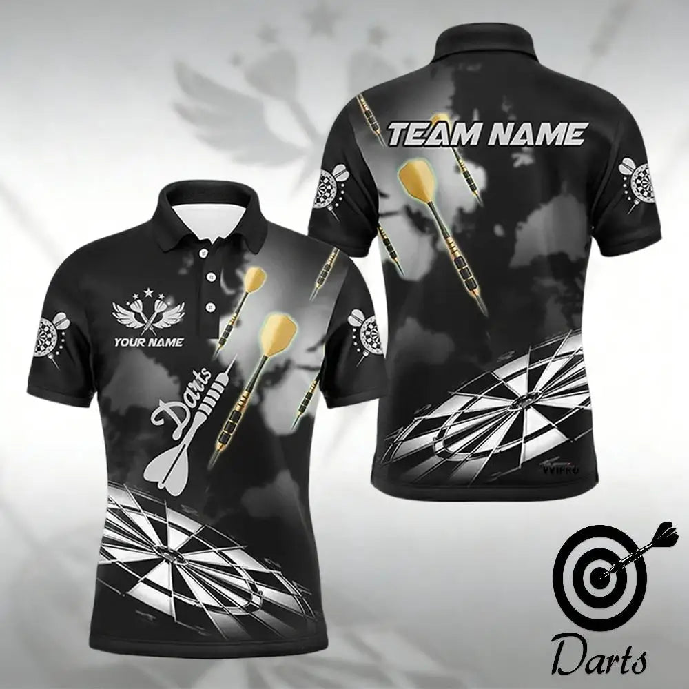 Darts 3D Print Polo Shirt Men's Club Custom Name Team Name Breathable Uniform Jersey New Men & Women Customizable Golf Shirts