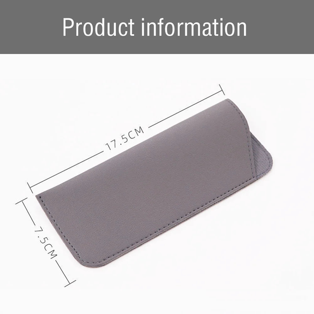 Glasses Case Soft Case Eyeglasses Holder Eyewear Pouch Portable Spectacle Case For Travel Storage Eyewear