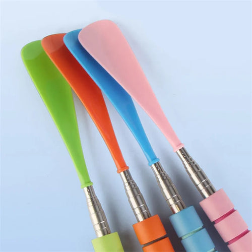 1Pc Long Handle Flexible Plastic Shoe Horns Do Not Require Bending Durable Shoe Spoons For Pregnant Shoehorn Shoe Assistants