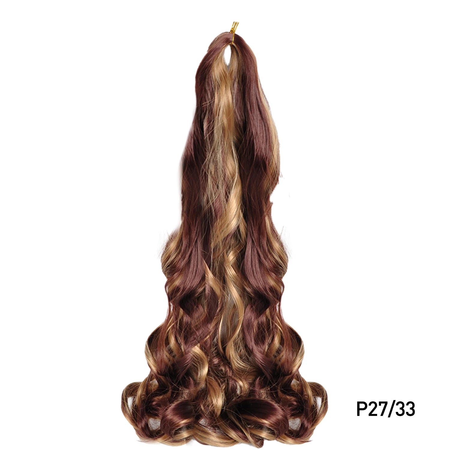 French Curls Braiding Hair Extensions 24Inch Synthetic Curl Hair Loose Wave Spiral Curl Crochet Hair Braids For Black Women